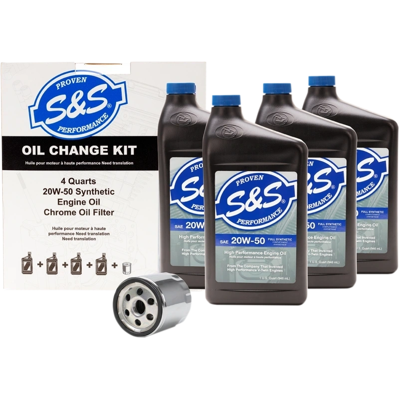 S&S CYCLE OIL CHANGE IN A BOX HARLEY DAVIDSON MODELS - The Speed Shop Canada