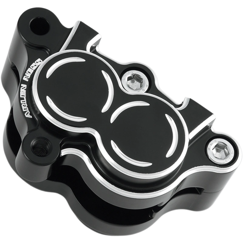 ARLEN NESS FRONT BRAKE CALIPER LEFT BLACK HARLEY SOFTAIL/DYNA 08-17 - The Speed Shop Canada