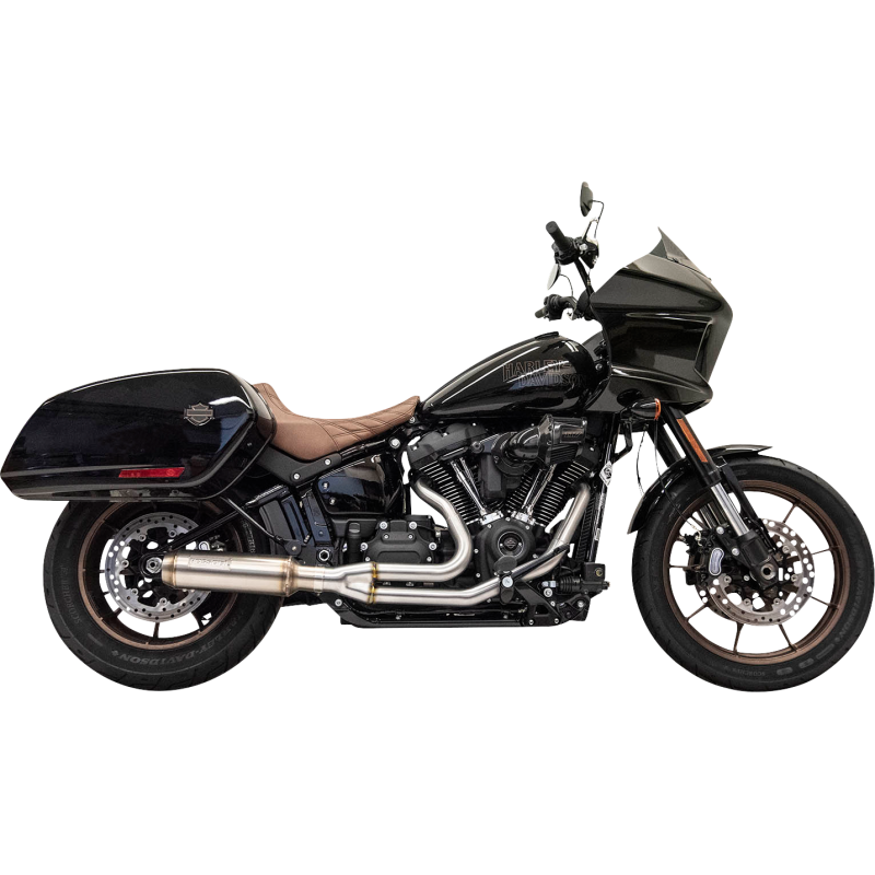 BASSANI SUPERBIKE STAINLESS 2:1 EXHAUST HARLEY 18-23 M8 SOFTAILS FXLRS/T - The Speed Shop Canada