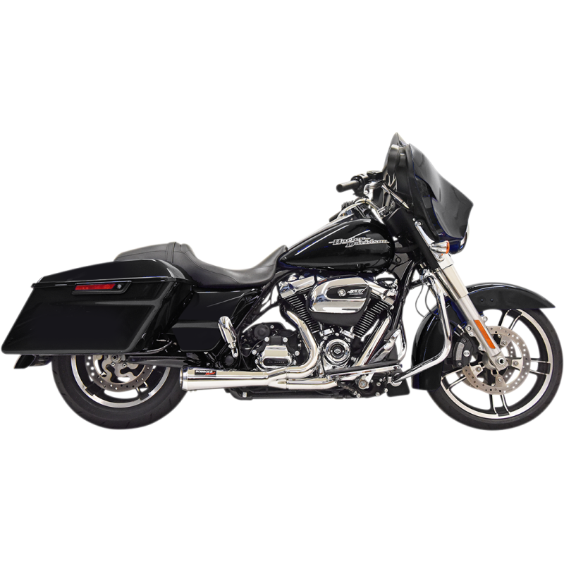 BASSANI 2:1 SHORTY ROAD RAGE EXHAUST HARLEY DAVIDSON BAGGERS 97-08 - The Speed Shop Canada