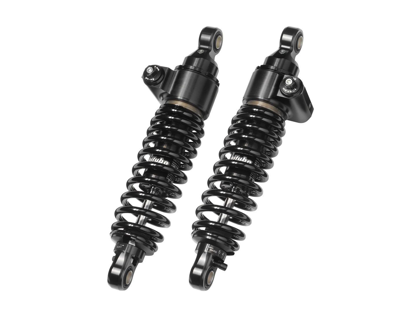 BITUBO WME22 ADJUSTABLE SHOCKS BLACK HARLEY BAGGERS - The Speed Shop Canada