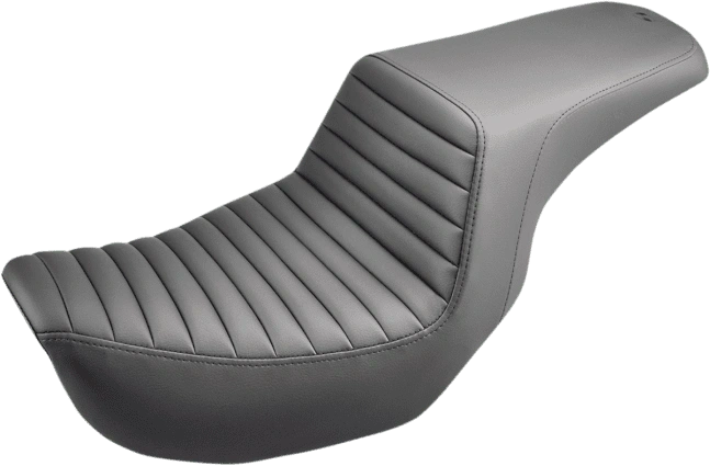 SADDLEMEN STEP UP SEAT TUCK AND ROLL BLACK HARLEY FXR MODELS - The Speed Shop Canada