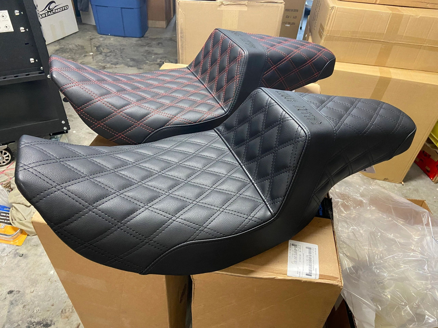 SADDLEMEN SIGNATURE STEP UP SEATS 08-23 HARLEY BAGGERS - The Speed Shop Canada