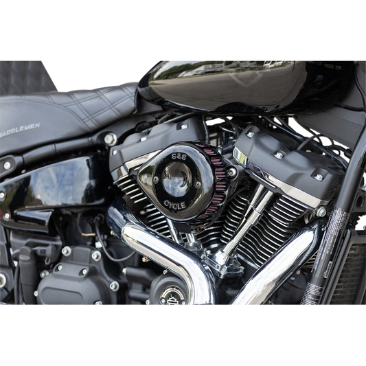 S&S CYCLE MINI STEALTH TEAR DROP AIR FILTER KIT CHROME INDIAN MODELS - The Speed Shop Canada
