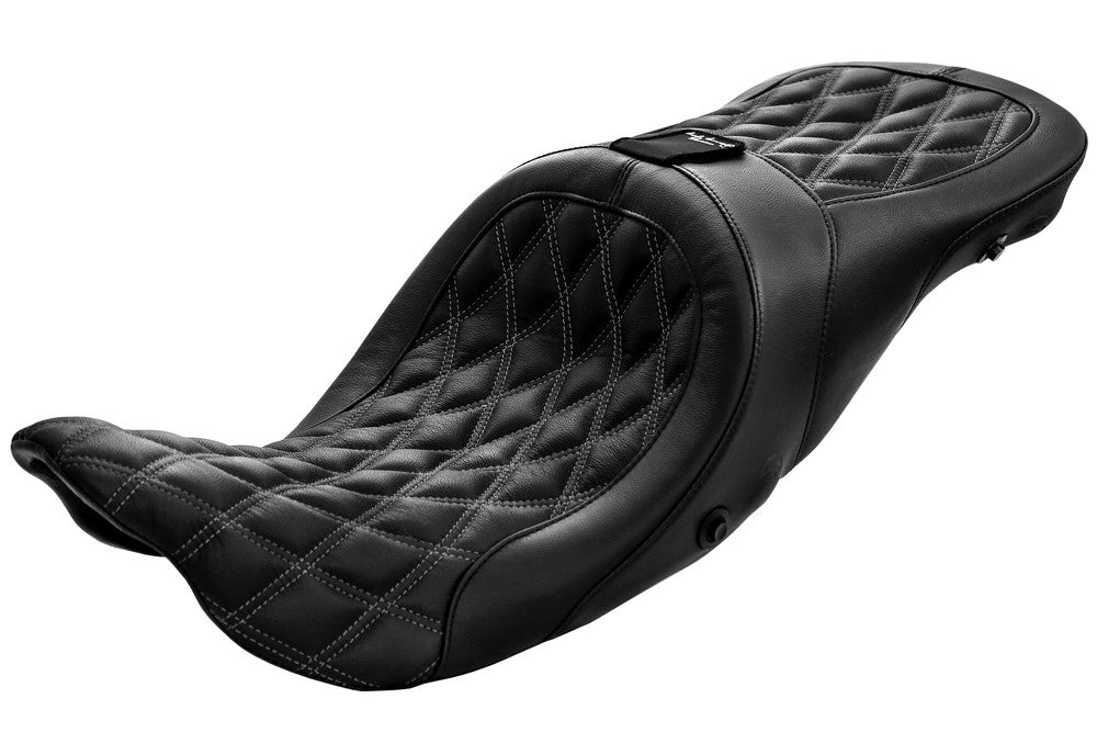 DANNY GRAY LONGHAUL 2 UP XL AIR DIAMOND STITCH SEAT 08-23 HARLEY BAGGERS - The Speed Shop Canada