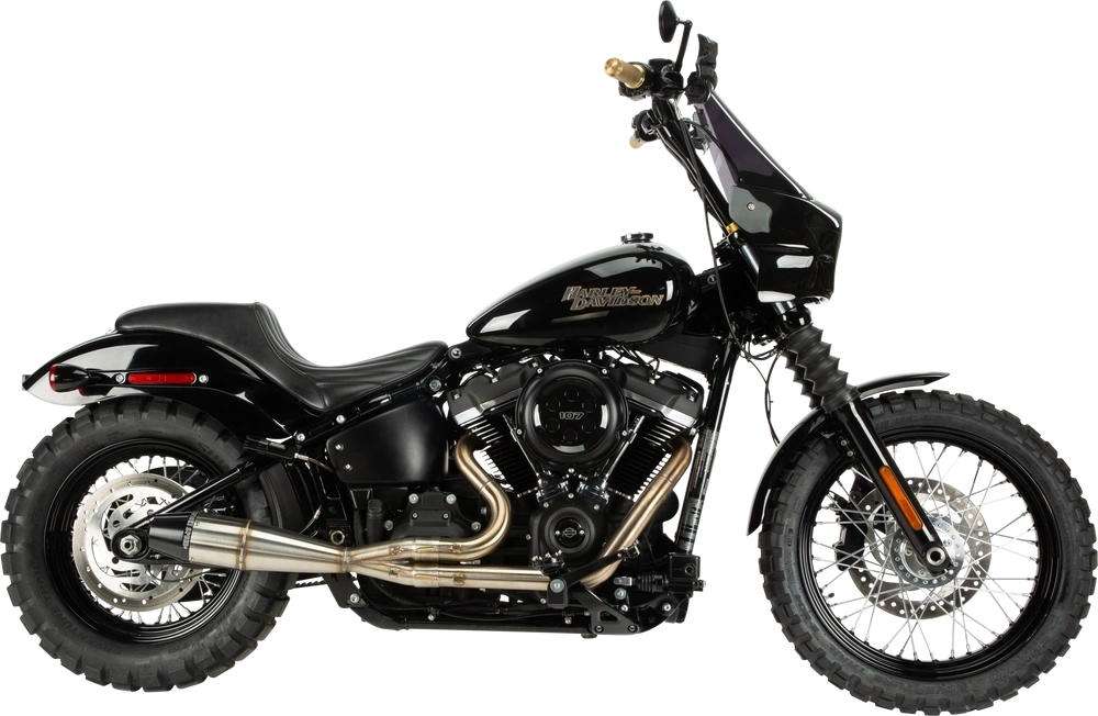 SAWICKI SPEED 2:1 SHORTY EXHAUST 18-25 HARLEY SOFTAIL M8 - The Speed Shop Canada
