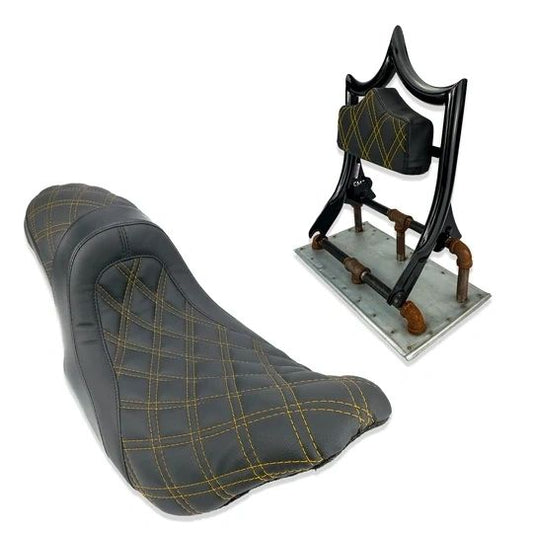CMC NEXT LEVEL GOLD STITCH PACKAGE 09-23 HARLEY DAVIDSON BAGGER - The Speed Shop Canada