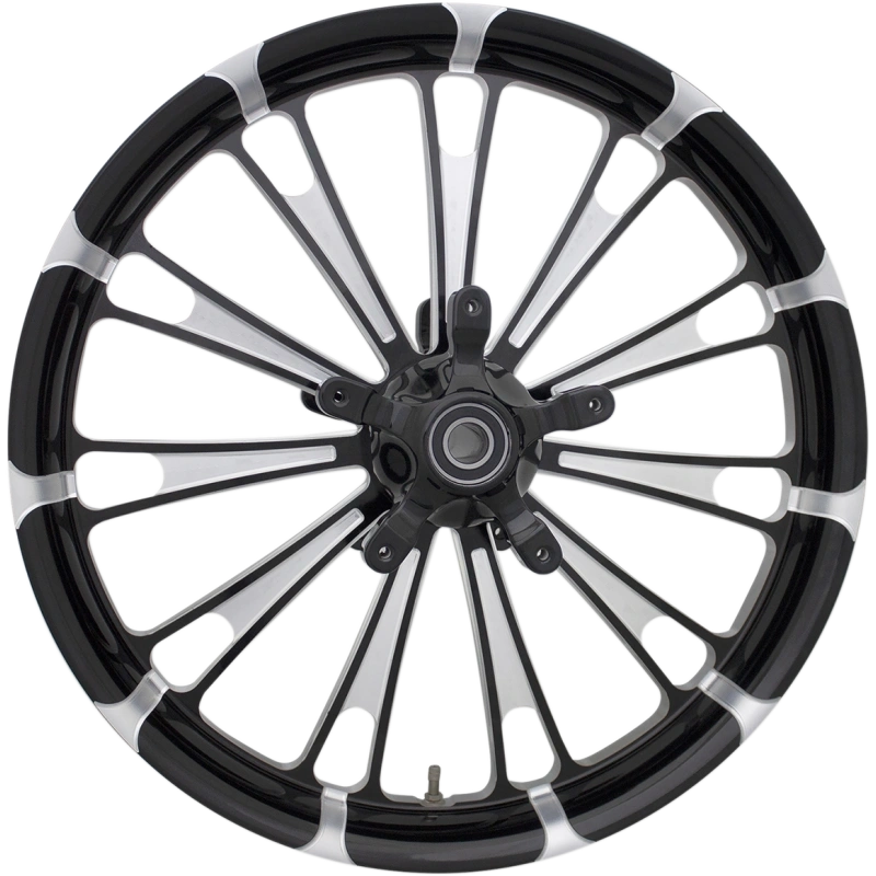 FUEL BLACK CUT 18X5.5" REAR CUSH DRIVE RIM HARLEY BAGGERS 09-25 - The Speed Shop Canada