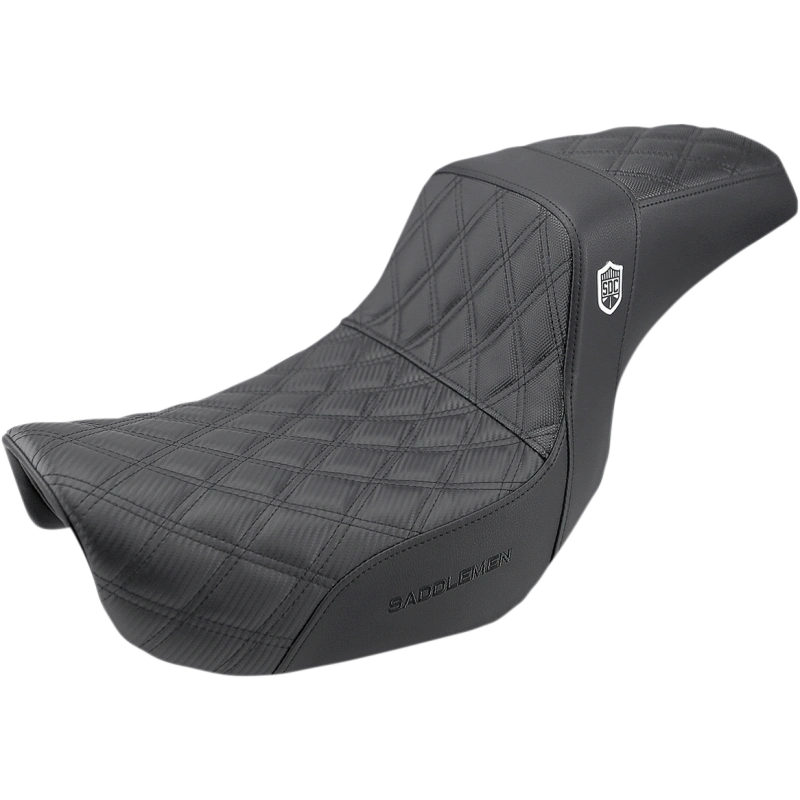 SADDLEMEN SDC PRO SERIES BLACK GRIPPER SEAT HARLEY DAVIDSON DYNA 06-17 - The Speed Shop Canada