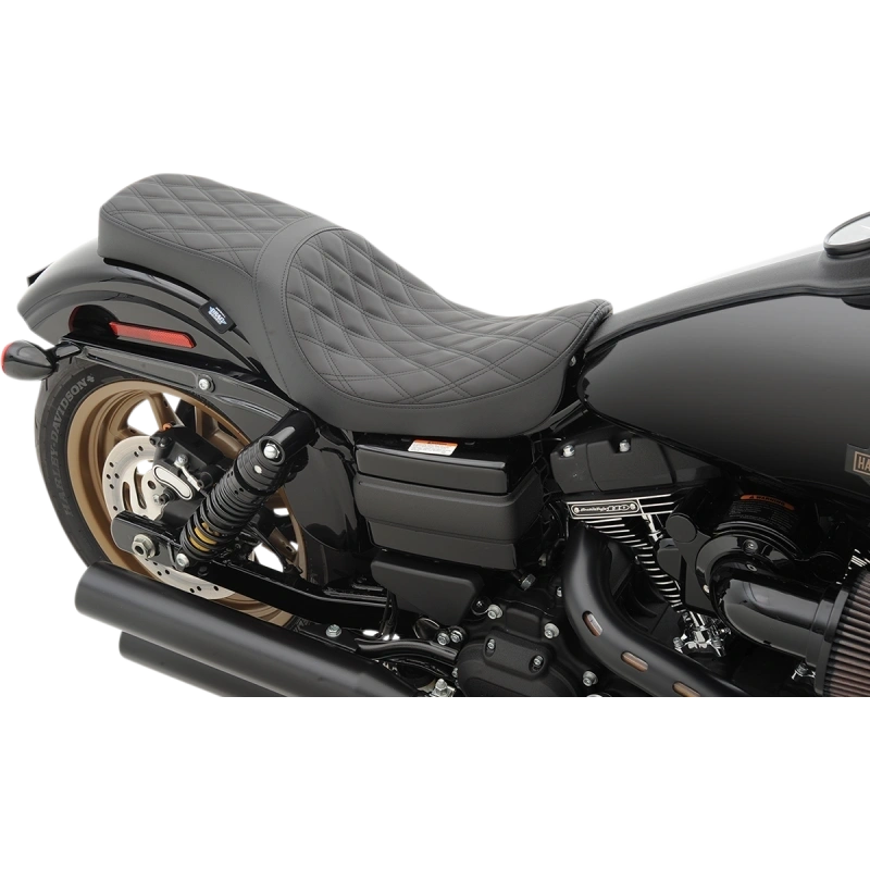 DRAG PREDATOR 2 SEAT BLACK 06-17 HARLEY DAVIDSON DYNA - The Speed Shop Canada