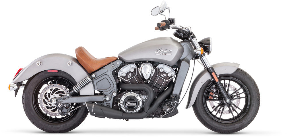 FREEDOM EXHAUST 2:1 COMBAT SHORTY BLACK 15-23 INDIAN SCOUT - The Speed Shop Canada