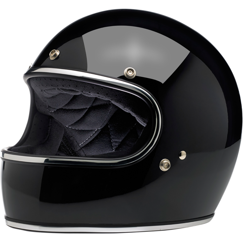 BILTWELL GINGO HELMET GLOSS BLACK - The Speed Shop Canada