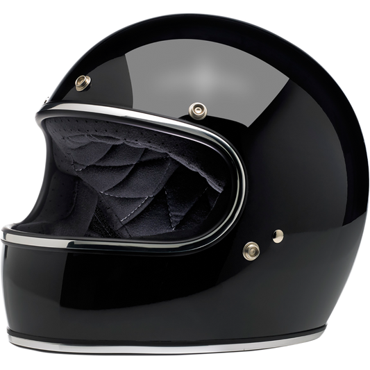 BILTWELL GINGO HELMET GLOSS BLACK - The Speed Shop Canada