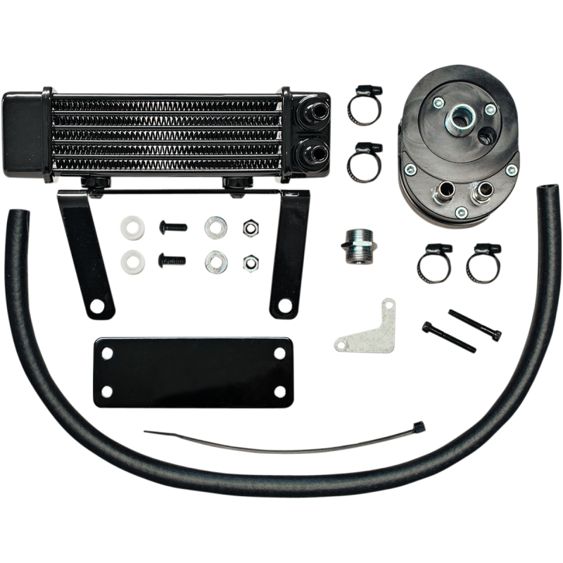 JAGG OIL COOLERS (VERTICAL MOUNT) UNIVERSALHARLEY DAVIDSON MODELS - The Speed Shop Canada