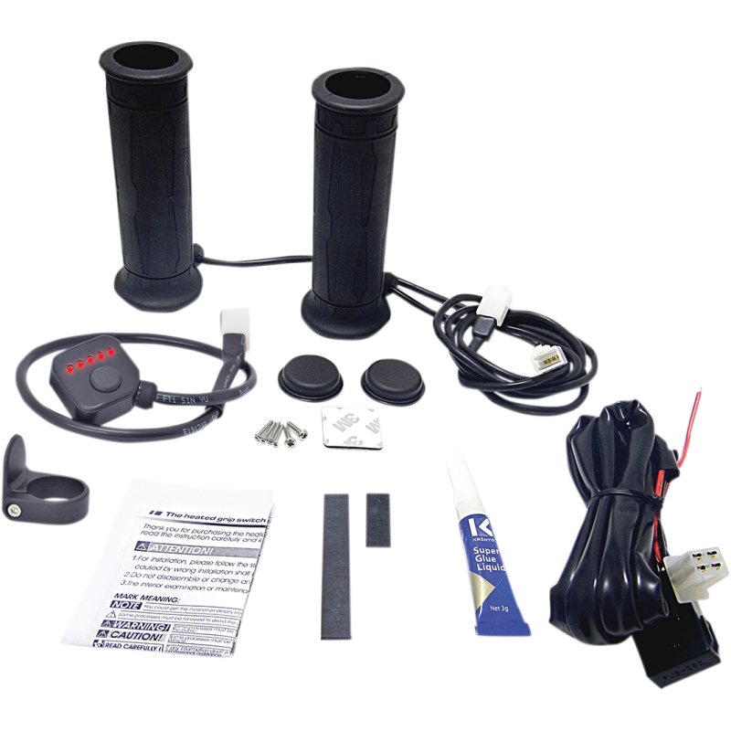 KOSO AMERICA 5 LEVEL HEATED GRIPS HARLEY DAVIDSON MODELS - The Speed Shop Canada