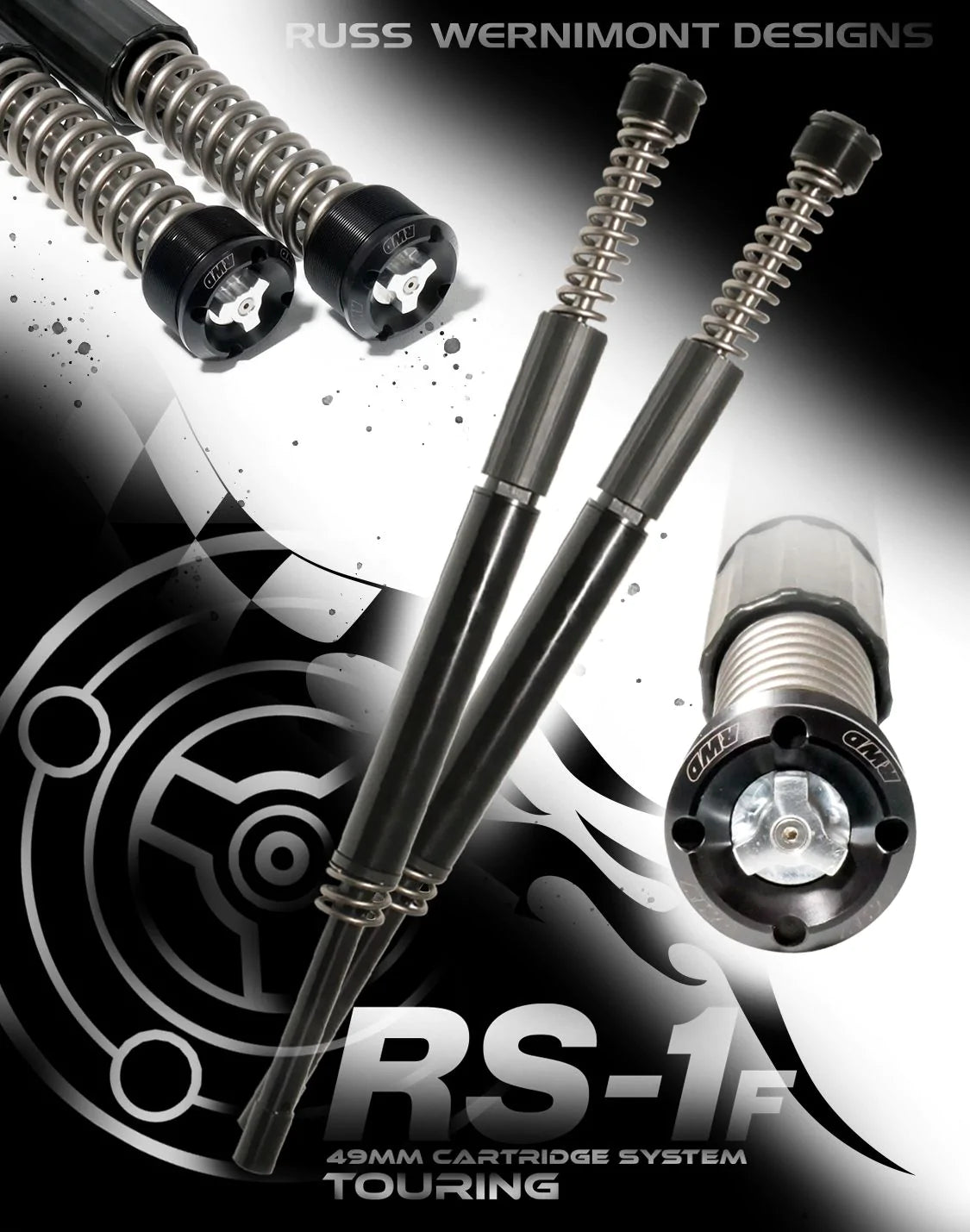 RWD RS-1F TOURING CARTRIDGE SYSTEM HARLEY BAGGERS 14-23 - The Speed Shop Canada