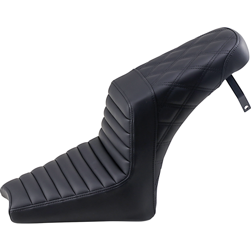 SADDLEMEN STEP UP SEATS BLACK TUCK ROLL/LATTICE INDIAN SCOUTS - The Speed Shop Canada