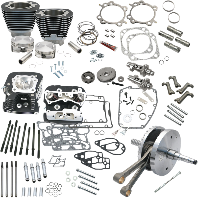 S&S CYCLE 124" HOT SET UP KIT HARLEY DAVIDSON TWIN CAM (A) MODELS - The Speed Shop Canada