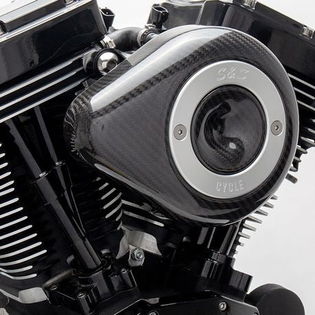 S&S CYCLE CARBON FIBRE TEARDROP AIR FILTER KIT HARLEY M8 MODELS - The Speed Shop Canada