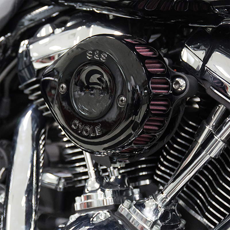 S&S CYCLE TEARDROP MINI STEALTH AIR FILTER KITS HARLEY DAVIDSON MODELS - The Speed Shop Canada