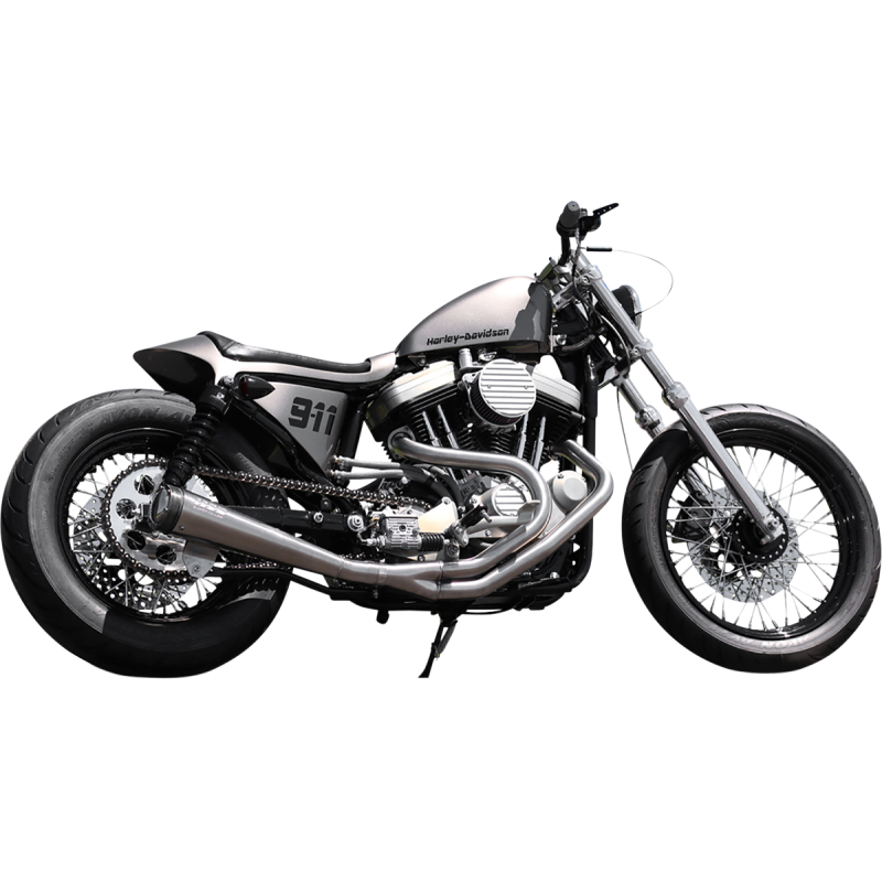 SUPERTRAPP 4" COMPETITION 2:1 EXHAUST HARLEY SPORTSTER 04-23 XL - The Speed Shop Canada