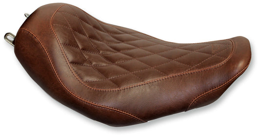 MUSTANG TRIPPER SOLO SEAT BROWN DIAMOND HARLEY DAVIDSON BAGGER 97-07 - The Speed Shop Canada