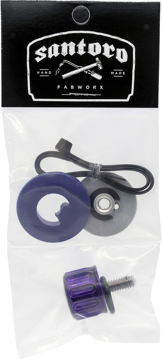 SANTORO FABWORX purple seat screw, part SF20007, SKU 750-03175