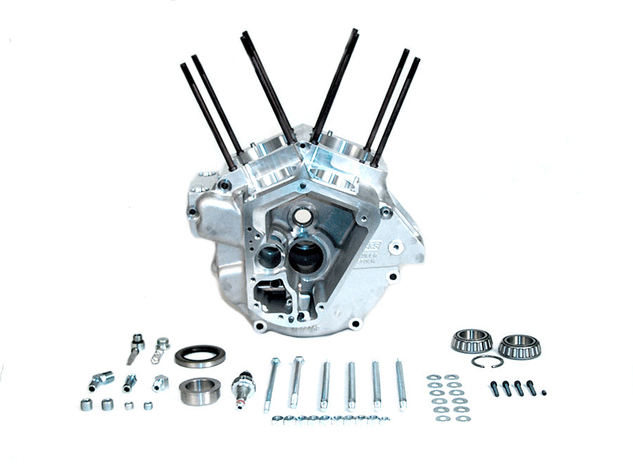 S&S Cycle 31-0000 engine crankcase set, stock bore, shown in product image