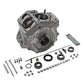 S&S Cycle 31-0003 stock bore Shovelhead engine crankcase set, black crankcase components with machined openings