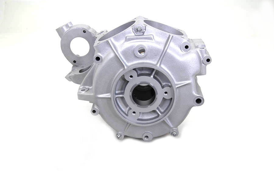 Motortechnic Knucklehead 74 cubic inch engine case set in natural finish, model 10-0945