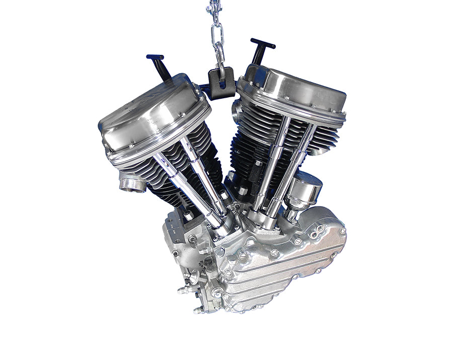 Motorshop replica Panhead 74-inch engine assembly, 10-2016 model