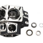 Black Ultima 206-29 Shovelhead engine case set for motorcycle engine assembly