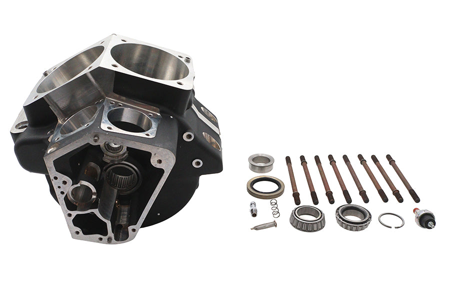 Ultima 206-45 Evolution engine case set in black, SKU 10-2645