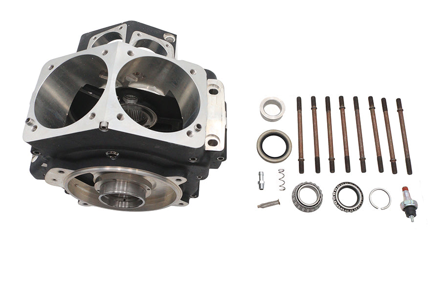 Ultima 206-45 Evolution engine case set in black, SKU 10-2645