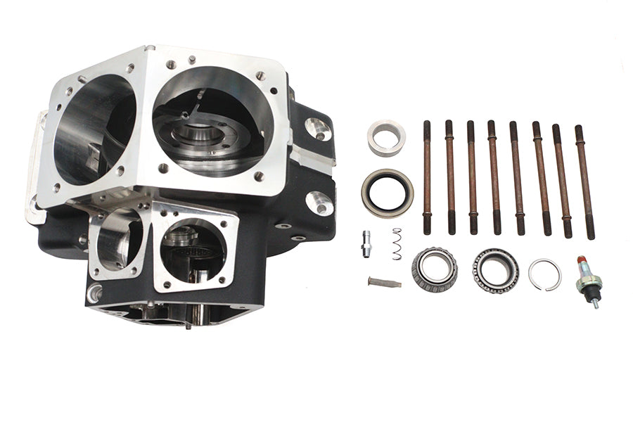 Ultima 206-71 Evolution engine case set in black, SKU 10-2671