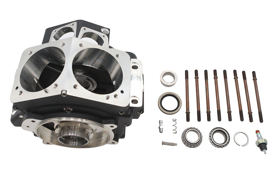 Ultima 206-71 Evolution engine case set in black, SKU 10-2671