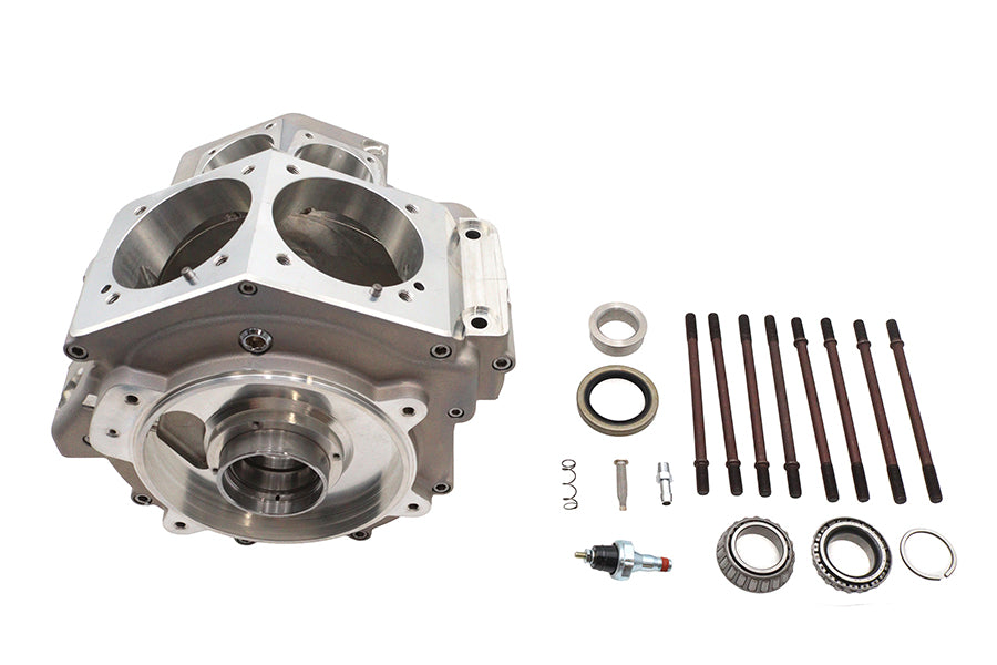 Ultima 206-50 Evolution engine case set in natural finish, shown in product image