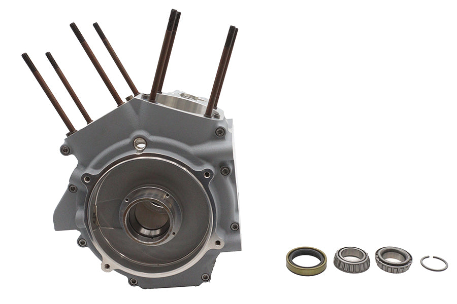 Ultima 206-109 Twin Cam engine case set in silver finish