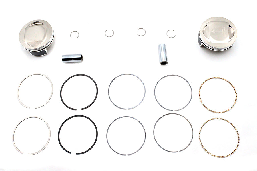 Wiseco K1759 domed piston kit for engine performance, shown with piston and components