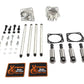 Sifton 11-0597 Solid Tappet Kit, Alloy Finish for 1948–1957 Harley-Davidson FL