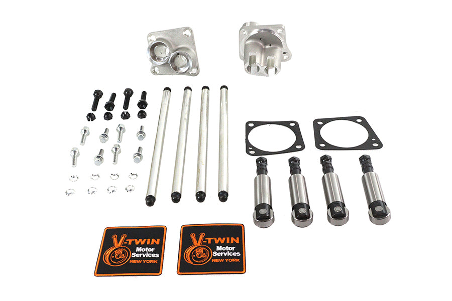 Sifton 11-0597 Solid Tappet Kit, Alloy Finish for 1948–1957 Harley-Davidson FL
