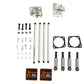 Sifton 11-0597 Solid Tappet Kit, Alloy Finish for 1948–1957 Harley-Davidson FL