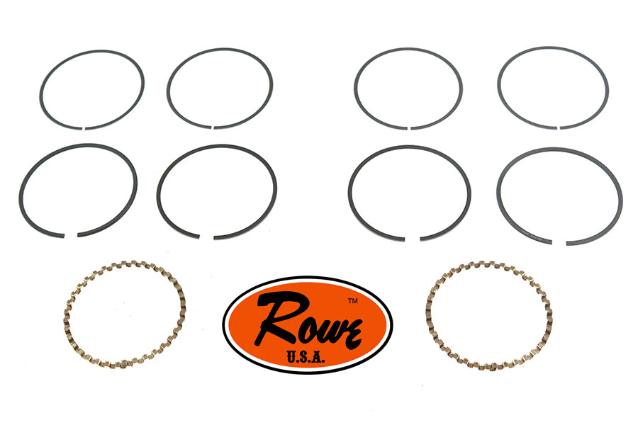 Rowe 11-1244 standard piston ring set for 80 inch Shovelhead enginewaswo