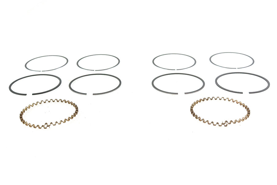 Rowe 11-1244 standard piston ring set for 80 inch Shovelhead engineંગ્રેસ