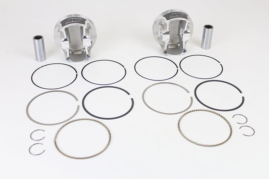 Wiseco Tracker Series piston set K0207P2, .020 oversize engine pistons with rings and pins