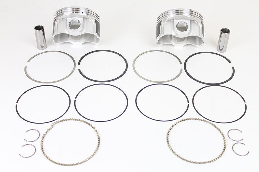 Wiseco K0208P2 Tracker Series piston set, .020 oversize engine pistons