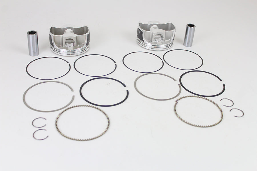 Wiseco Tracker Series piston set K0210P2 .020 oversize for 2007–2016 Harley-Davidson FLT engines