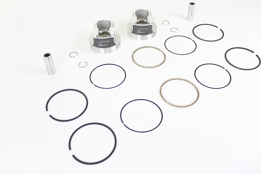 Wiseco Tracker Series piston set K0215P2, .020-inch oversize, 8.5:1 compression engine pistons