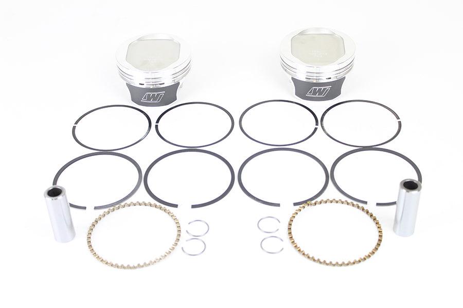 Wiseco Tracker Series 883cc piston set .030 oversize for engine, K0212P3 lightweight pistons
