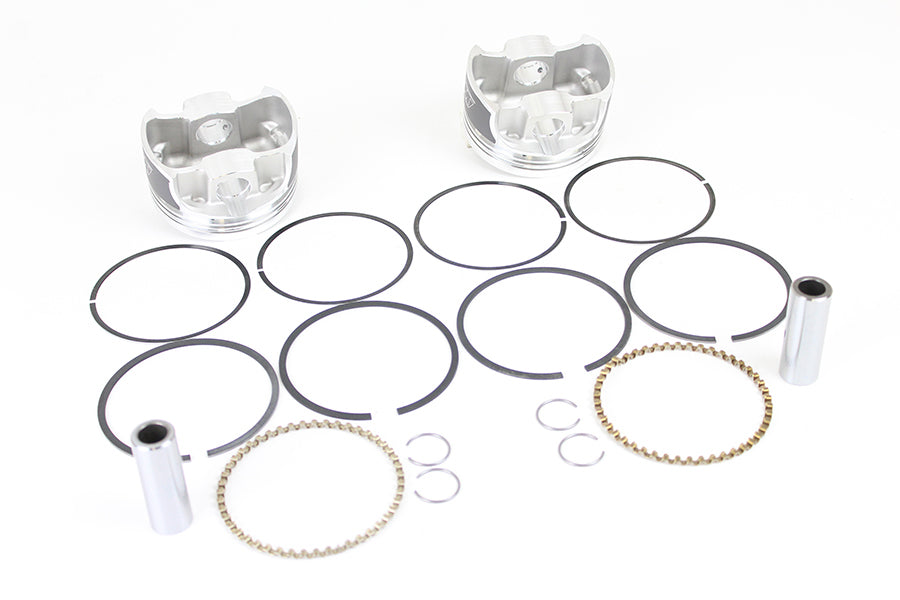 Wiseco Tracker Series 883cc piston set, .030 oversize, engine component